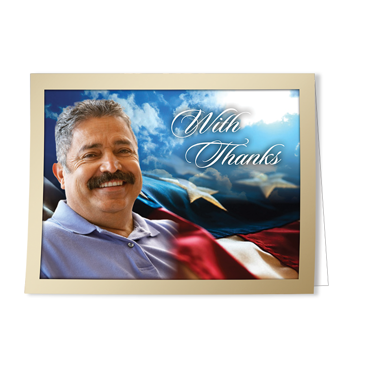 Acknowledgment Cards & Envelopes with Custom Photo