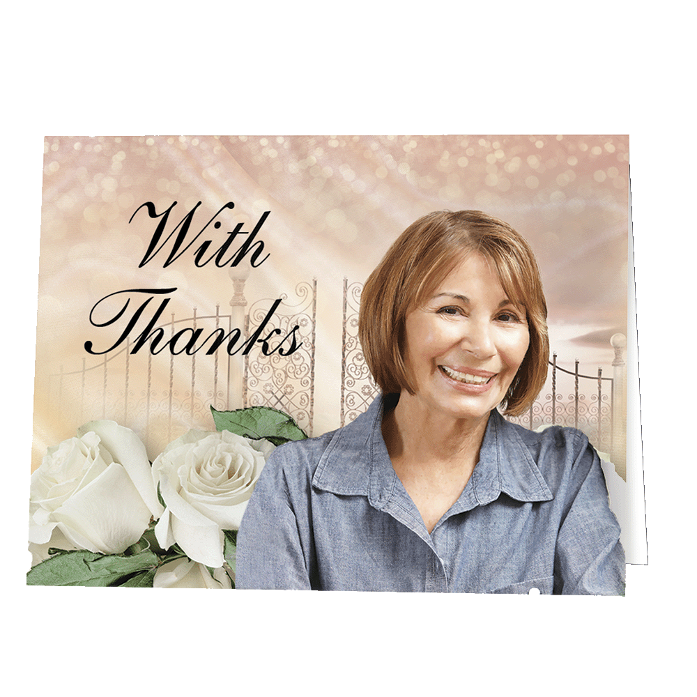 Acknowledgment Cards & Envelopes with Custom Photo