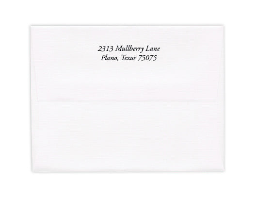 Acknowledgment Cards & Envelopes - Deluxe Linen