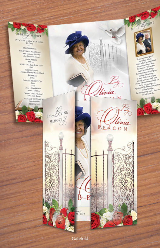 Memorial Gatefold - Design Only