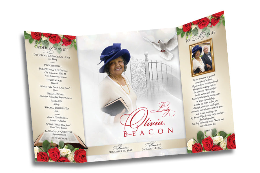 Memorial Gatefold - Design Only